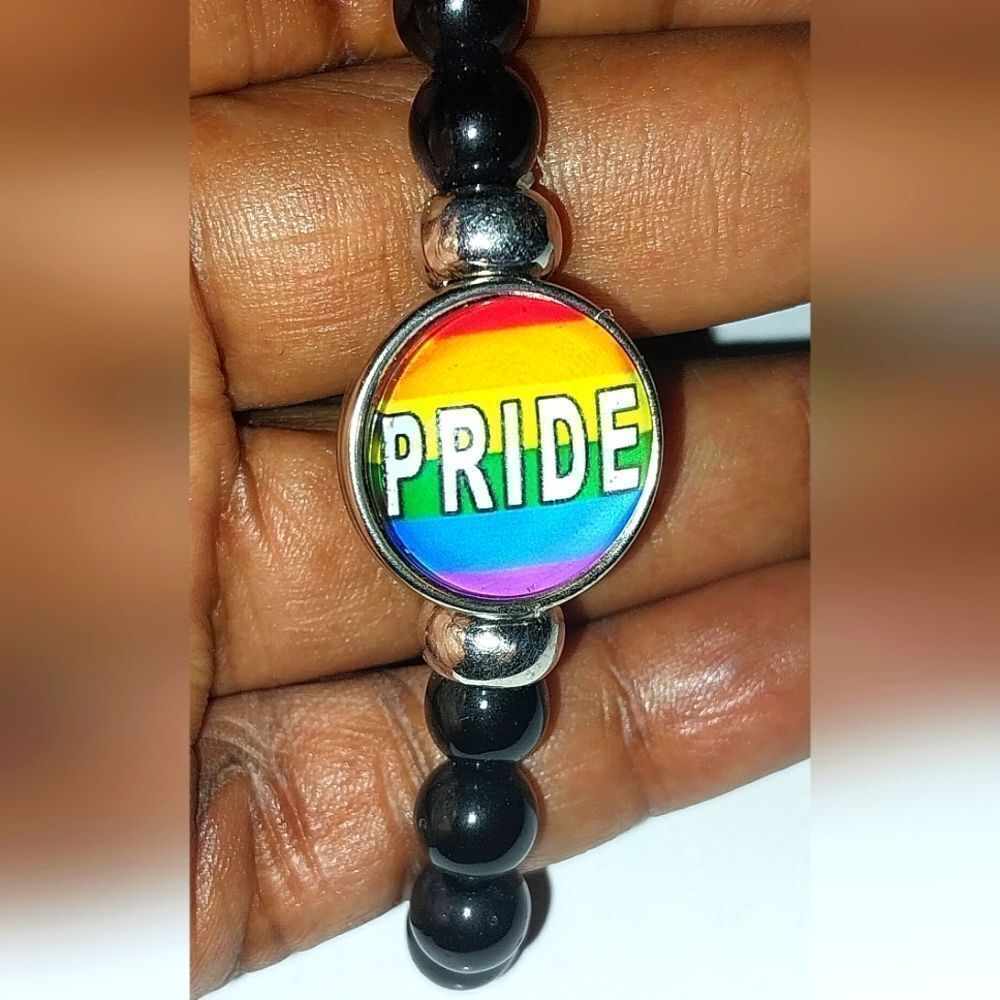 Pride unisex beaded bracelet